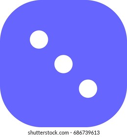 Dice icon , sign design (fill)