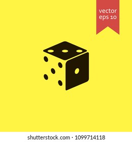 dice. dice icon. sign design. Vector EPS 10.
