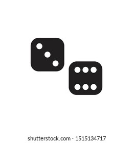 dice icon template vector design