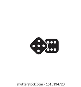 dice icon template vector design