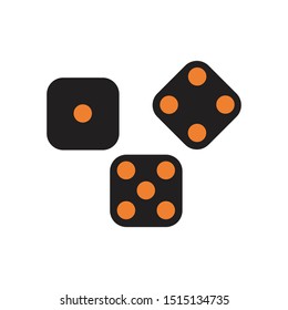 dice icon template vector design