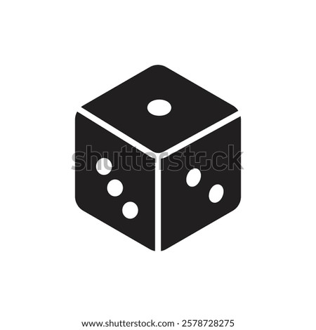 Dice Icon Thin line art collection