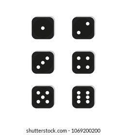 dice icon vector