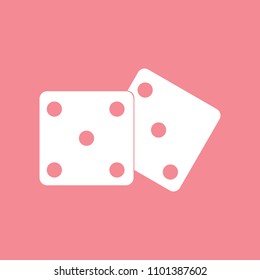 dice icon vector