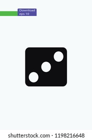 Dice icon, Vector