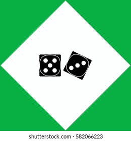 Dice  icon Vector design.
