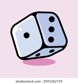 Dice Icon Vector Design Simple