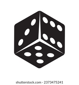 Dice Icon Vector Design Symbol illustration