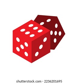 Dice icon vector design templates