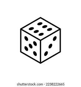 Dice icon vector design templates