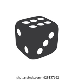 Dice icon, vector illustration design. Sport objects collection.