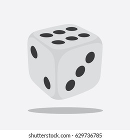 Dice icon, vector illustration design. Sport objects collection.