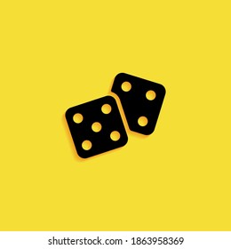 dice icon. Vector illustration EPS 10.