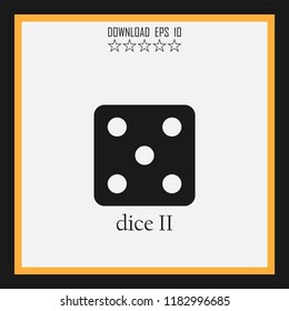 dice II vector icon