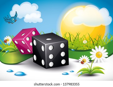 Dice Landscape