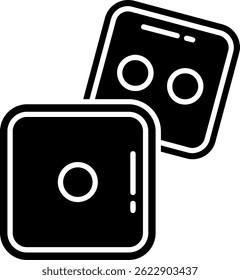 Dice Line vector Icon Design