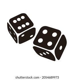 dice logo on white background