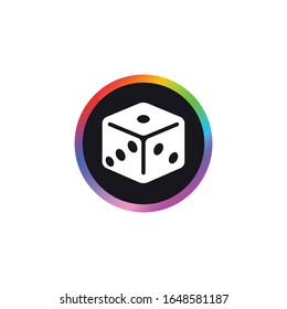 Dice - Icono de botón moderno