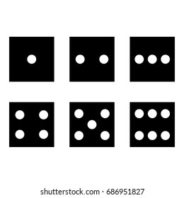 Dice nubes icon .