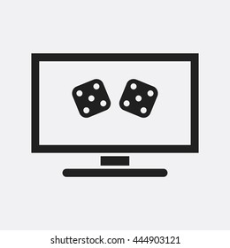 Dice on screen Icon