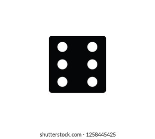 Dice playing hazard gamble competition symbol