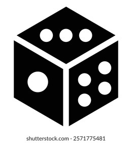 Dice Roll Icon Element For Design