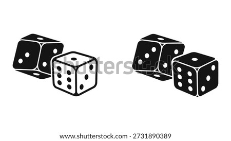 Dice are rolled in a game of chance