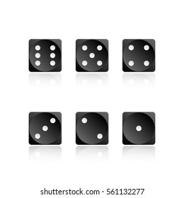Dice Set, Vector Illustration. eps 10