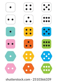 Dice Shape Graphic Shape Illustration