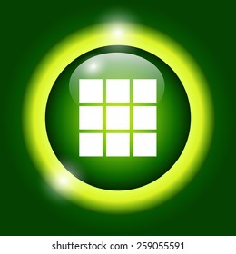 Dice sign icon. Casino game symbol. Flat illustrator Eps