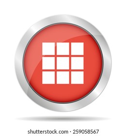 Dice sign icon. Casino game symbol. Flat illustrator Eps