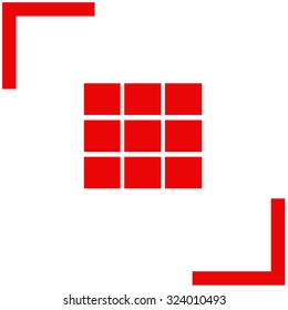 Dice sign vector icon.