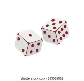 dice simple illustration