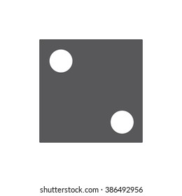 Dice symbol two
