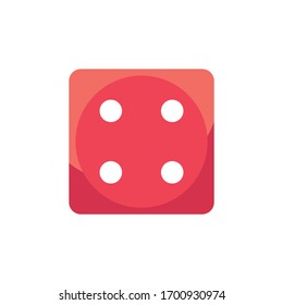 Dice for table games, Vector Illustration.