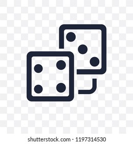 Dice transparent icon. Dice symbol design from Arcade collection.