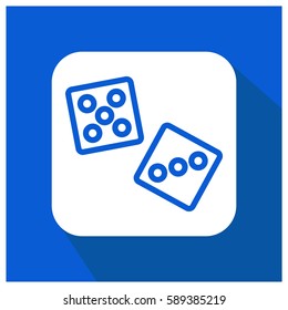 Dice vector icon
