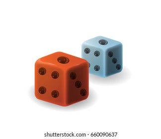 dice vector icon
