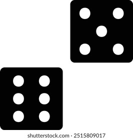 Dice Vector Icon Design Illustration