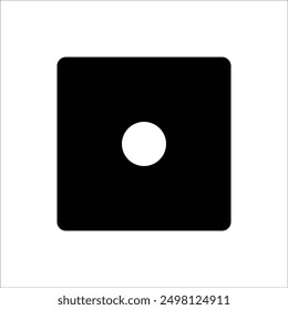 PLANTILLA DE LÍNEA DE ICONO DE VECTOR DE DADOS