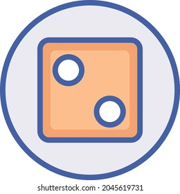 Dice Vector icon that can easily modify or edit

