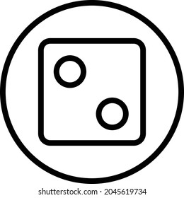 Dice Vector icon that can easily modify or edit

