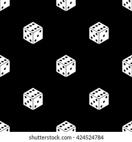 dice vector icon for web and mobile