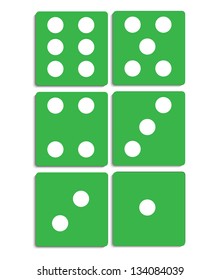 dice, vector illustration