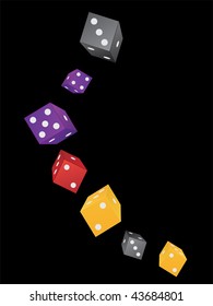 dice vector illustration