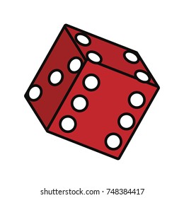 dice  vector illustration