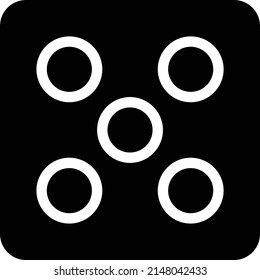 dice Vector illustration on a transparent background. Premium quality symbols. Glyphs  vector icon for concept and graphic design.