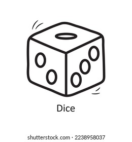 Dígale la ilustración de diseño de iconos de contorno vectorial. Símbolo de entretenimiento en el archivo EPS 10 de fondo blanco