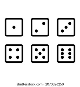 Dices icon set for apps and web sites