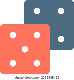 Dices icon vector image. Suitable for mobile application web application and print media.